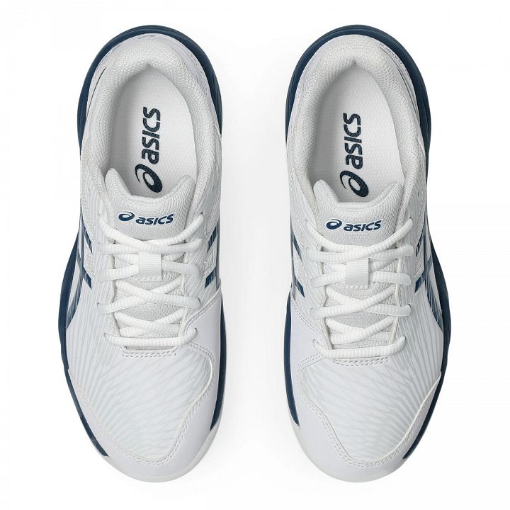 ASICS Gel-Game 9 GS Clay / OC -  White / Mako Blue