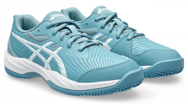 ASICS Gel-Game 9 GS Clay / OC - Gris Blue / White