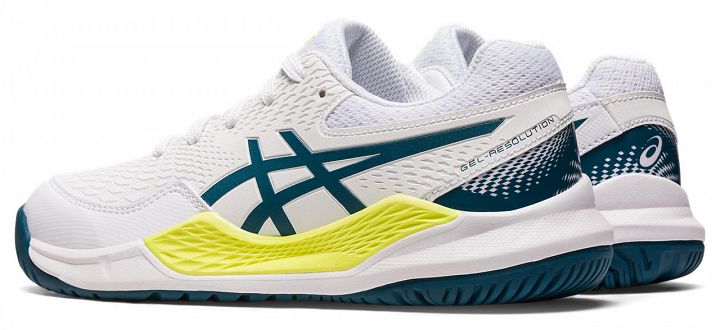 ASICS Gel-Resolution 9 GS White / Restful Teal