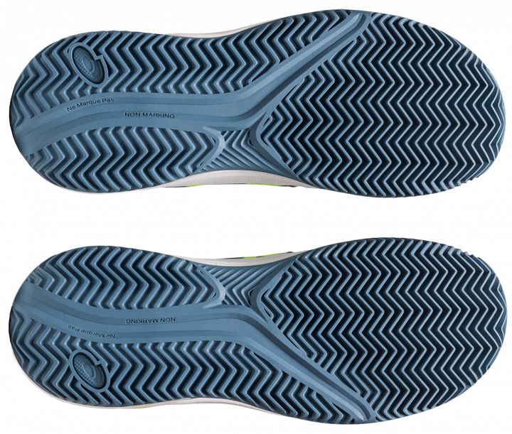 ASICS Gel-Resolution 9 GS Clay Steel Blue / Hazard Green
