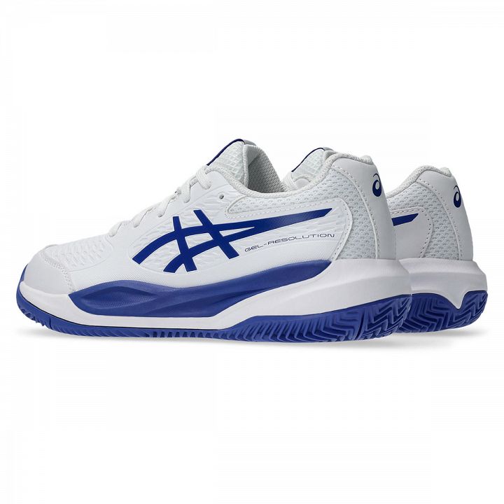 ASICS Gel-Resolution X GS Clay White / Dark Cobalt