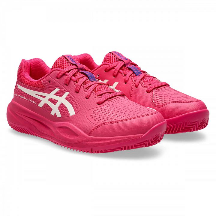 ASICS Gel-Resolution X GS Clay Bright Rose / Cream