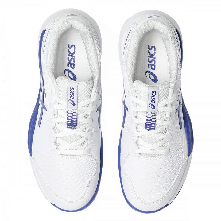 ASICS Gel-Resolution X GS White / Dark Cobalt