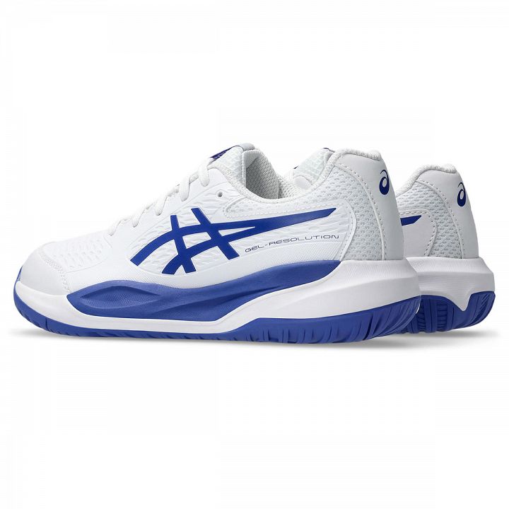 ASICS Gel-Resolution X GS White / Dark Cobalt