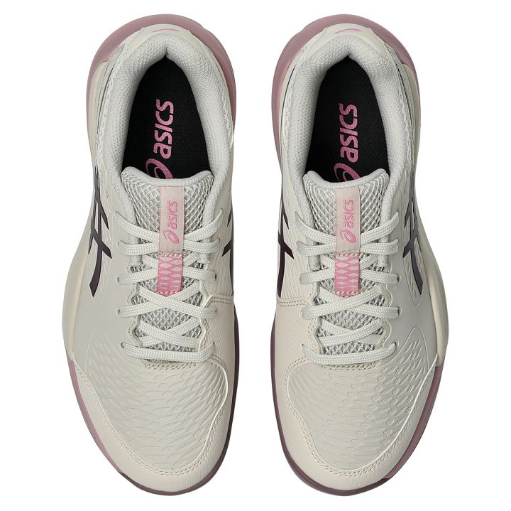 ASICS Gel-Resolution X GS Soft Oat / Dark Aubergine