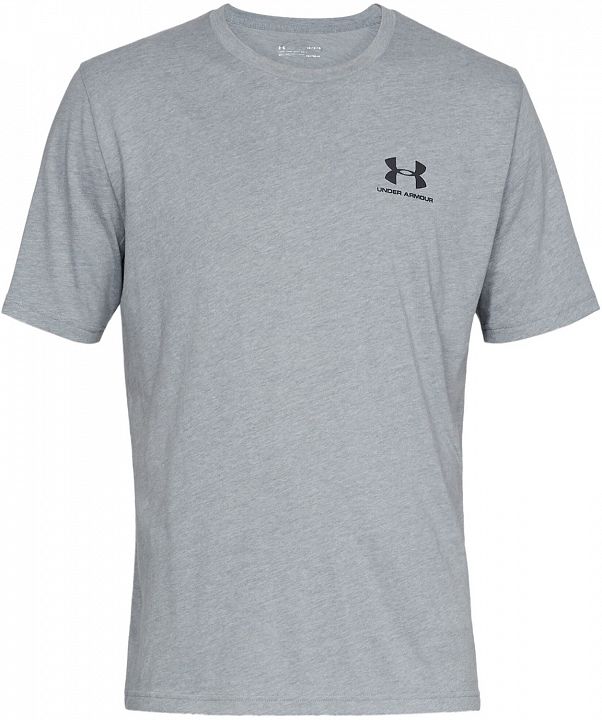 Under Armour Sportstyle Left Chest Short Sleeve Grey