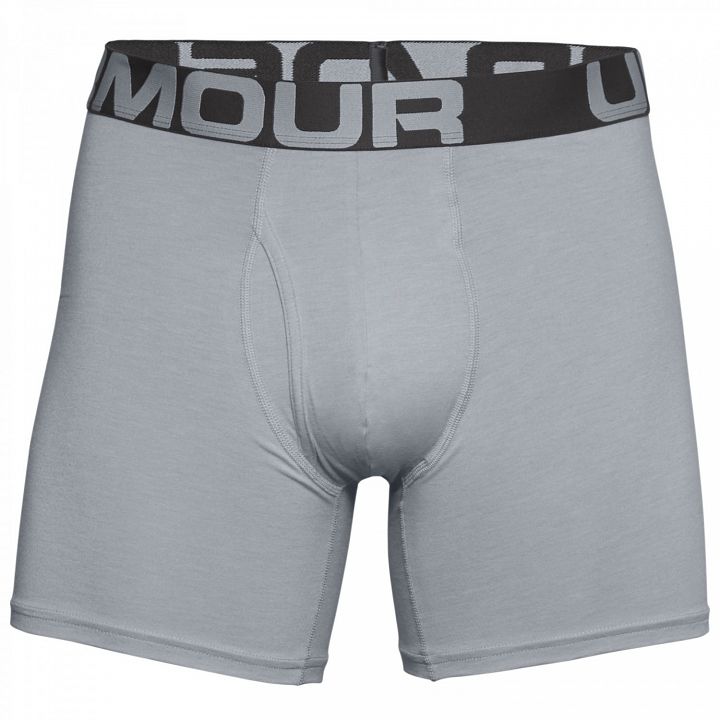 Under Armour Charged Cotton 6in 3-Pack Grey - Bokserki