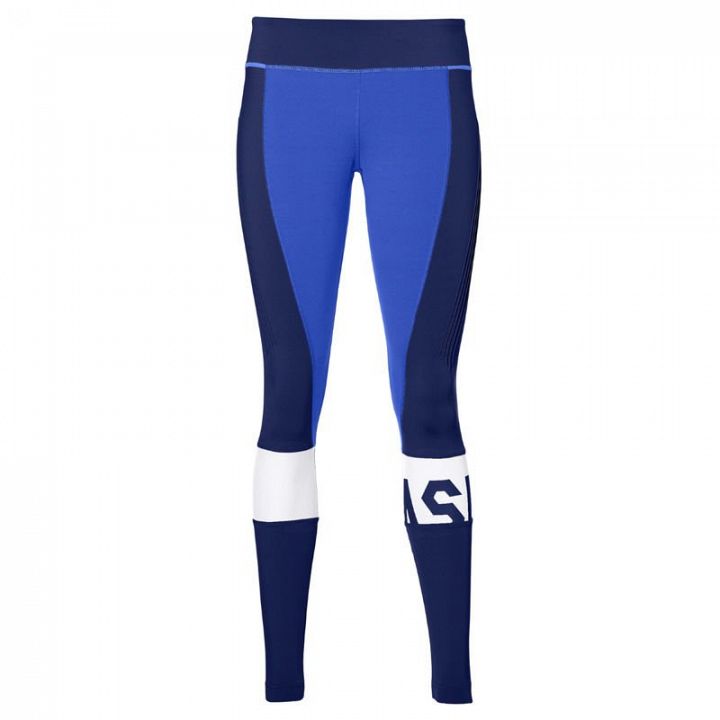 ASICS Color Block Tight Blue / Navy - Legginsy