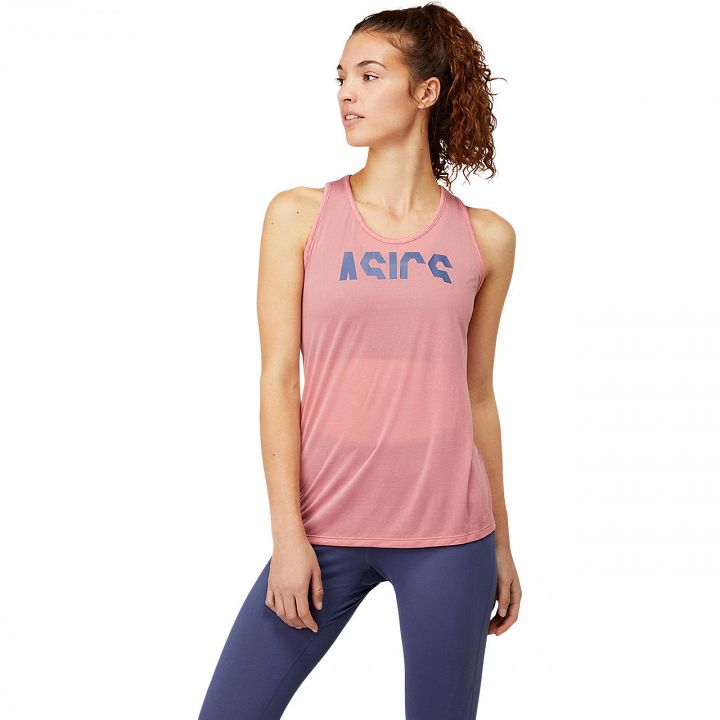 ASICS Essential GPX Tank Smokey Rose / Thunder Blue