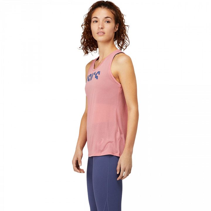 ASICS Essential GPX Tank Smokey Rose / Thunder Blue