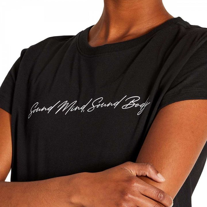 ASICS SMSB Graphic Tee II Performance Black