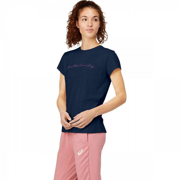 ASICS SMSB Graphic Tee II French Blue