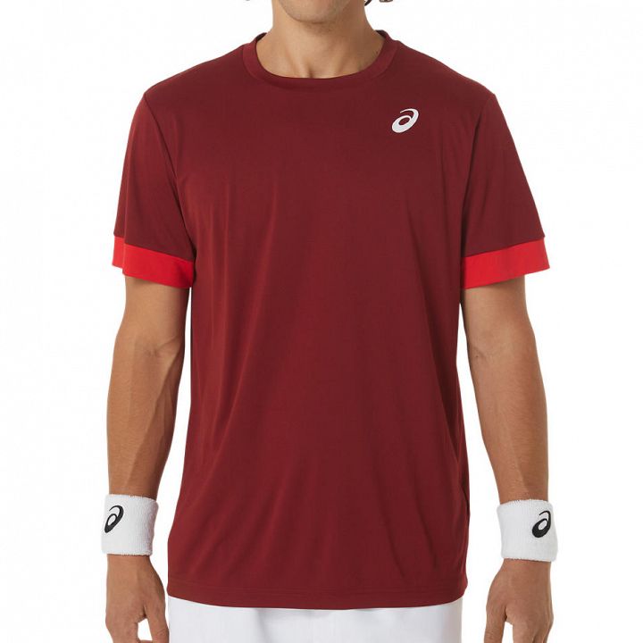 ASICS Court SS Top Beet Juice / Classic Red