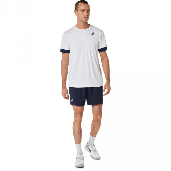 ASICS Court 7in Shorts Navy