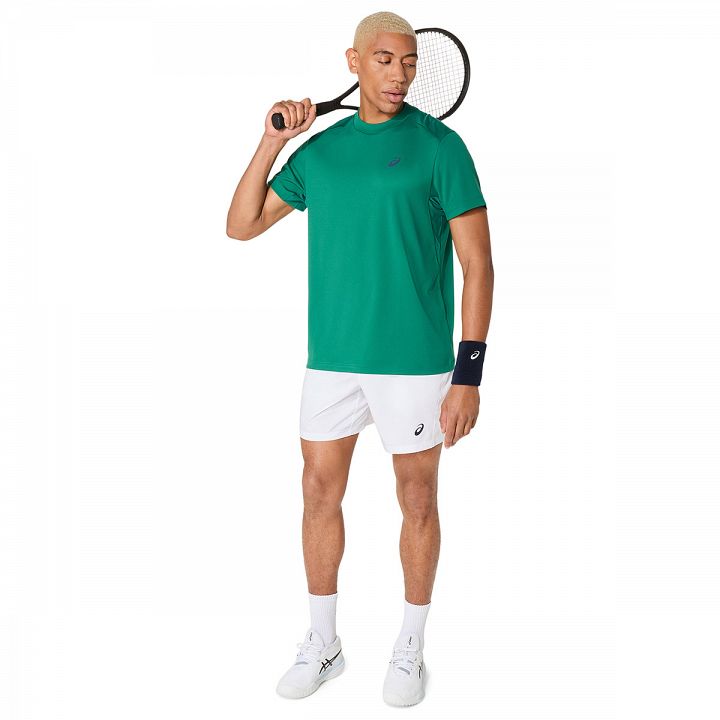 ASICS Court SS Top Jasper Green