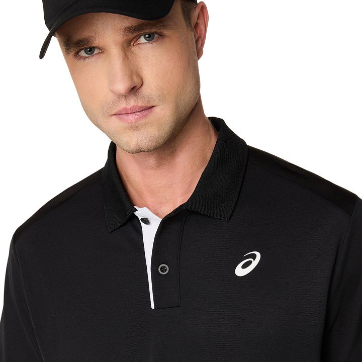 ASICS Court Polo Shirt Performance Black
