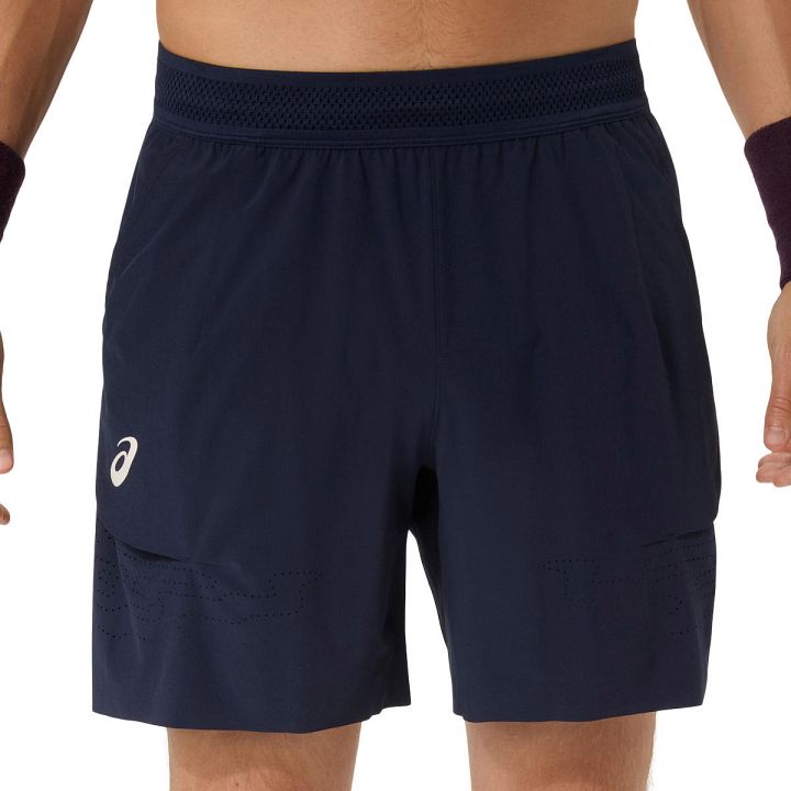 ASICS Match Laser Cut 7In Shorts Midnight