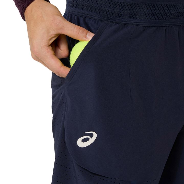 ASICS Match Laser Cut 7In Shorts Midnight