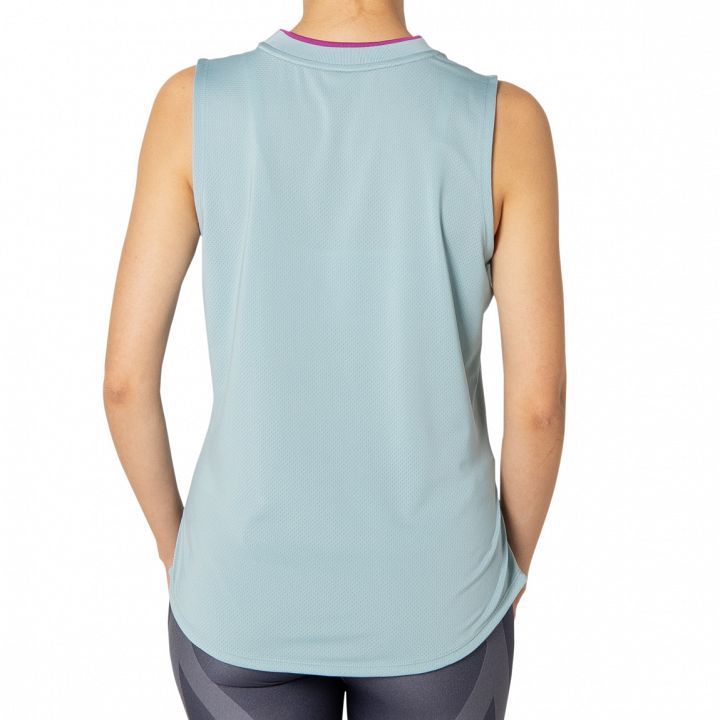 ASICS Match Graphic Tank Smoke Blue