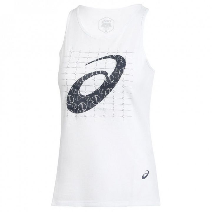 ASICS Tennis Tank Brilliant White