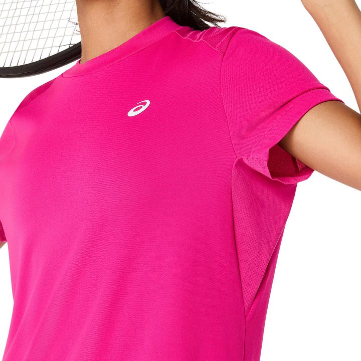 ASICS Court SS Top Pink Rave