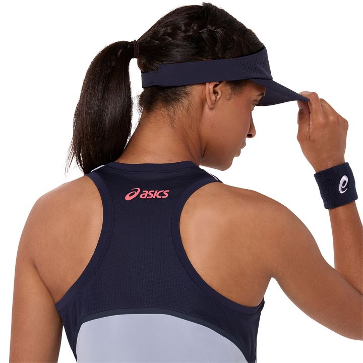 ASICS Match Tank Grey Blue