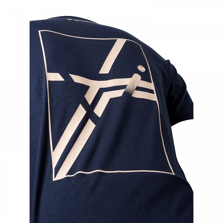 Tecnifibre Graphic Tee Marine
