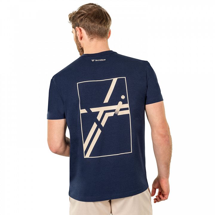 Tecnifibre Graphic Tee Marine