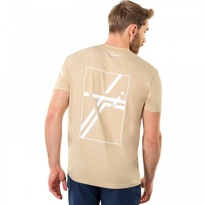 Tecnifibre Graphic Tee Sand