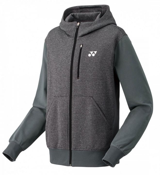 Yonex Mens Zip Hoodie Grey