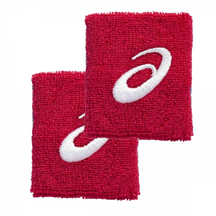 ASICS Wristband Speed Red 2 szt.