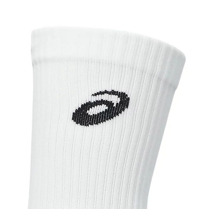 ASICS Court+ Tennis Crew Socks Brilliant White