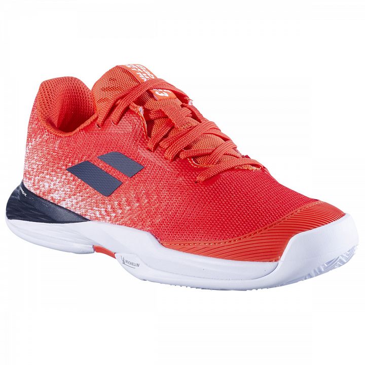 Babolat Jet Mach 3 Junior Boy Clay Strike Red / White