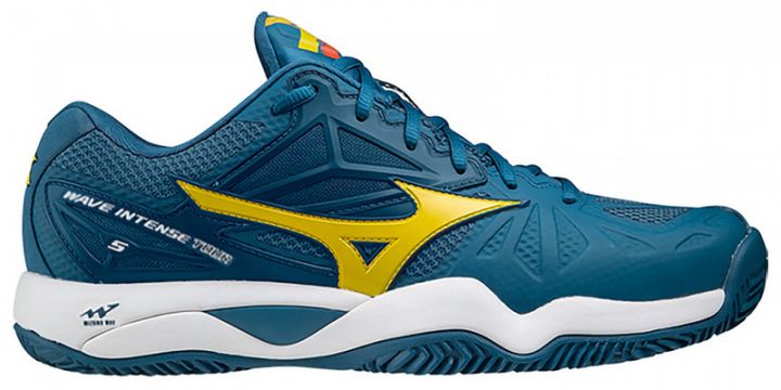 Mizuno Wave Intense Tour 5 CC Moroccan Blue / High Visibility / White