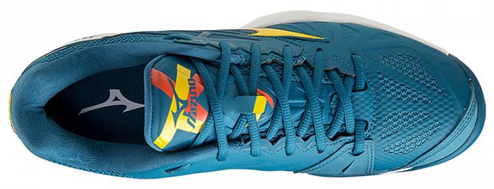Mizuno Wave Intense Tour 5 CC Moroccan Blue / High Visibility / White