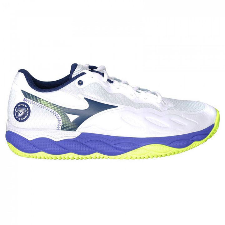 Mizuno Wave Enforce Court CC White / Dazzling Blue / Lightning