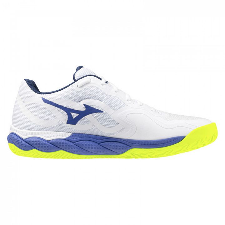 Mizuno Wave Enforce Court CC White / Dazzling Blue / Lightning