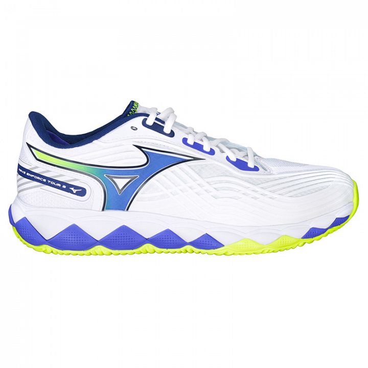 Mizuno Wave Enforce Tour 2 CC White / Dazzling Blue / Lightning