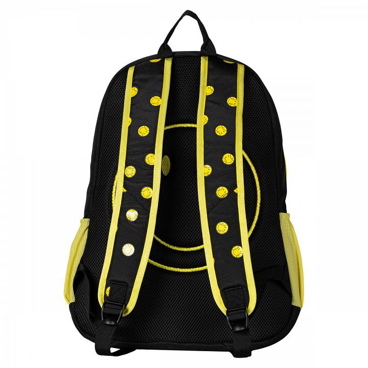 Prince X Smiley Junior Backpack Black / Yellow