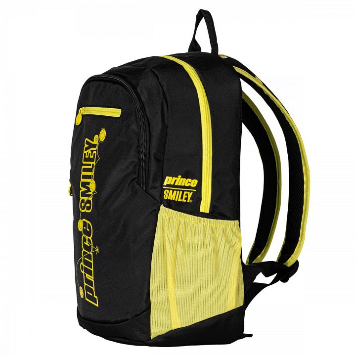 Prince X Smiley Junior Backpack Black / Yellow
