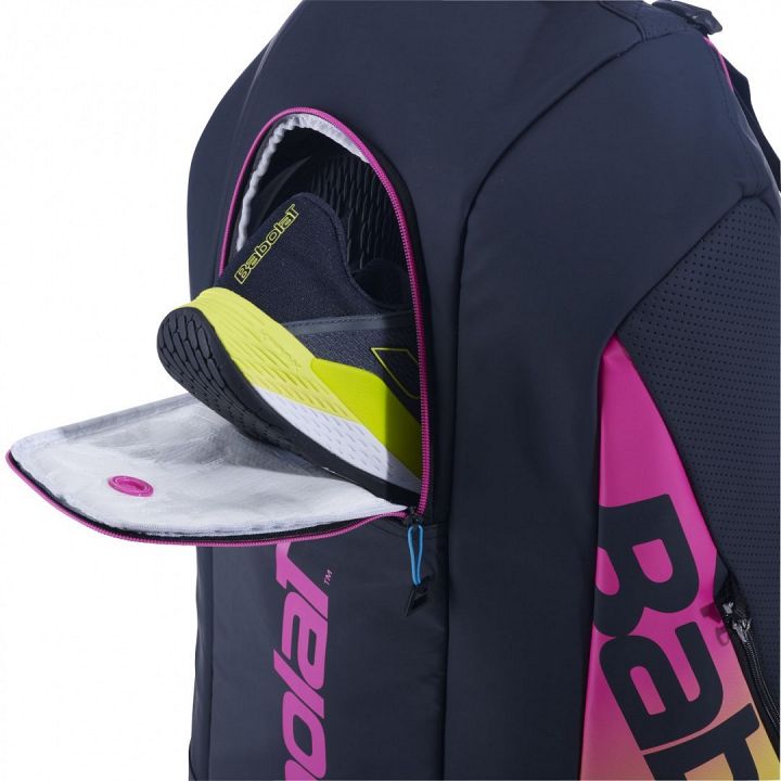 Babolat Thermobag Pure Aero 6R Rafa 2nd Gen Blue / Yellow / Pink