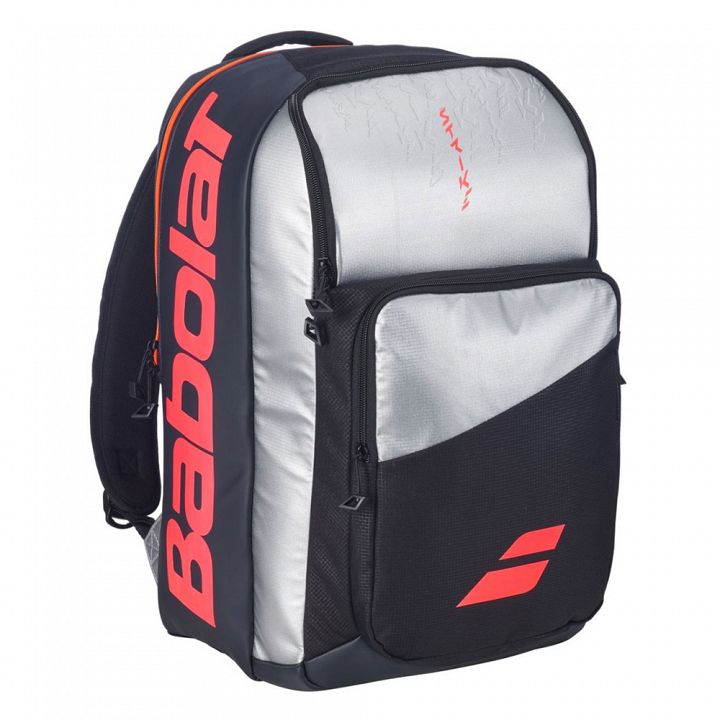 Babolat Pure Strike 4-gen. Backpack Carbon Grey / Neon Red