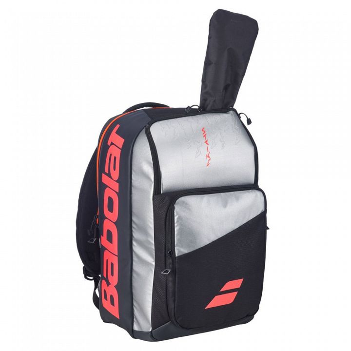 Babolat Pure Strike 4-gen. Backpack Carbon Grey / Neon Red