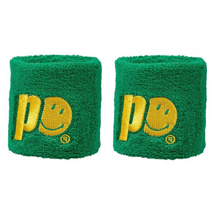 Prince X Smiley Wristband 2-Pack Green