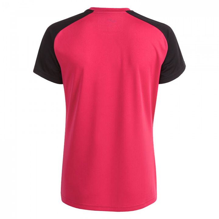 Joma Academy IV Woman SS Tee Fuchsia / Black
