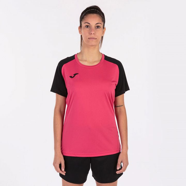 Joma Academy IV Woman SS Tee Fuchsia / Black