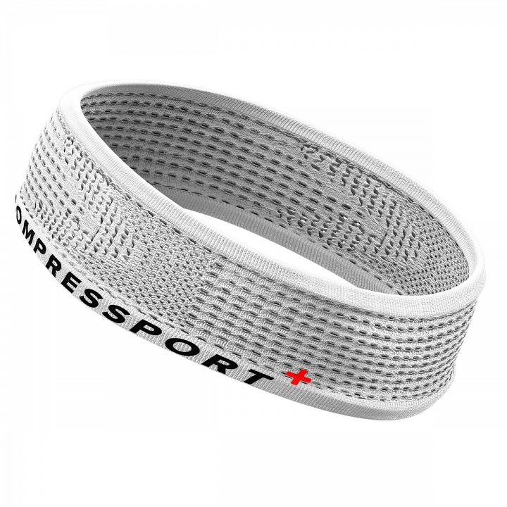 Compressport Thin Headband On/Off White
