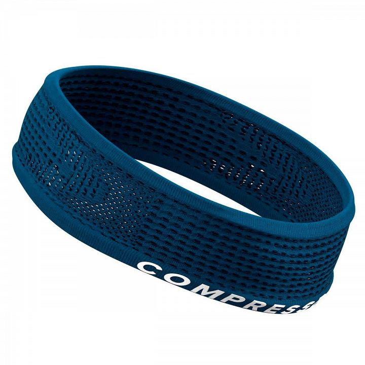 Compressport Thin Headband On/Off Blue