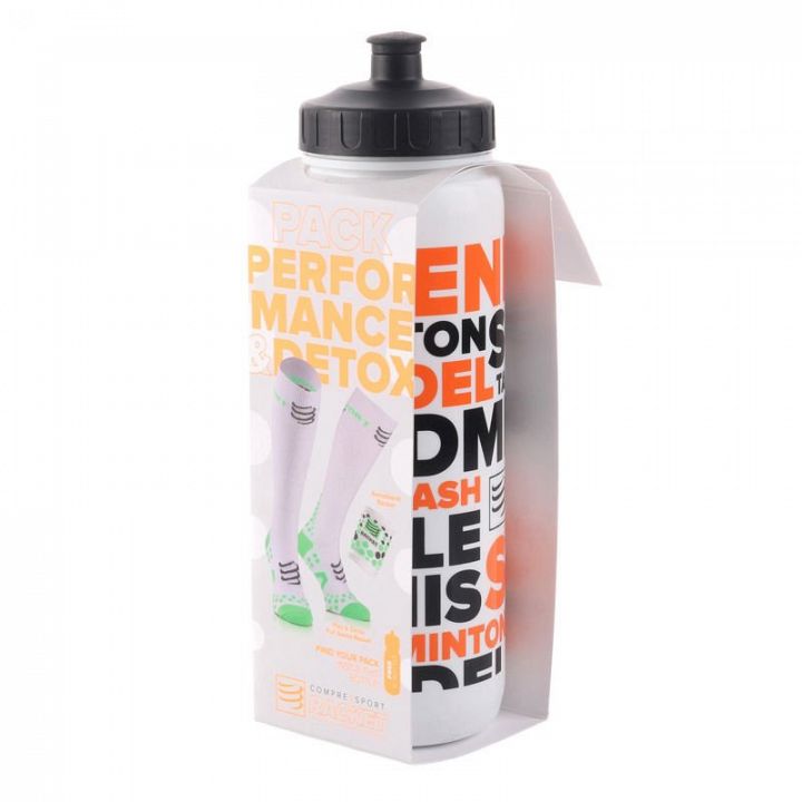 Compressport Racket Play&Detox Pack White