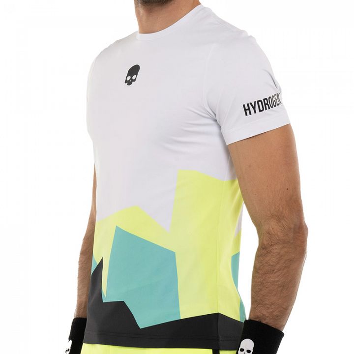 Hydrogen Mountains Tech T-Shirt White / Green